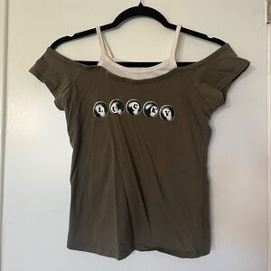 Layered Short Sleeve Top